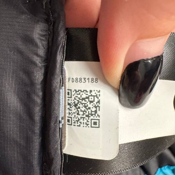 The North Face 700 Down Puffer Jacket – Blue/Black – Hooded Size M - Picture 15 of 16